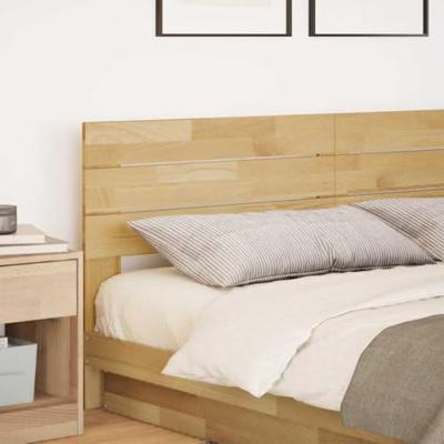 Hoofdbord 180 cm massief hout eiken - thumbnail