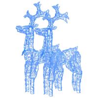 VidaXL Kerstversiering rendier 2 st 60x16x100 cm acryl - thumbnail