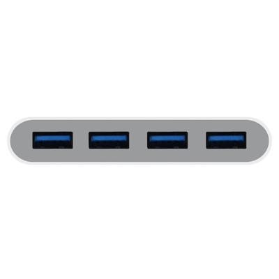 Macally UCHUB4 USB-C naar 4-poorts USB-A hub voor MacBook, MacBook Pro