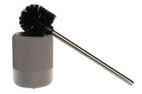 Toiletborstel DKD Home Decor 11 X 11 X 36,5 CM Grijs Cement Roestvrij staal - thumbnail
