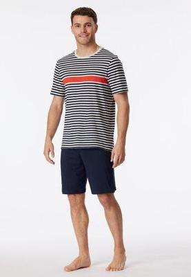Schiesser Schiesser Pyjama Short grapefruit 181165 52/L