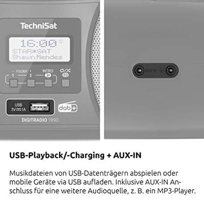 TechniSat Digitradio 1990 DAB radio Zwart - thumbnail