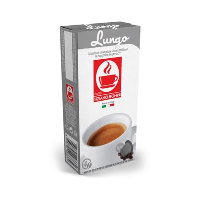 Caffè Bonini Lungo capsules voor nespresso (10st ) Caffè Bonini Lungo capsules voor nespresso (10st )