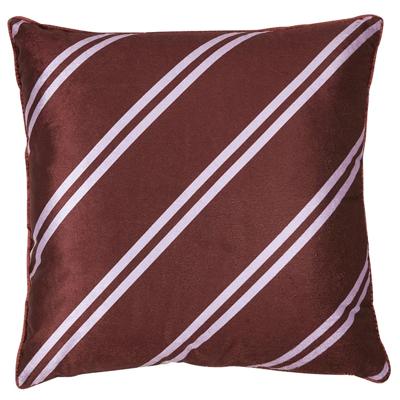 VT wonen vtwonen Sierkussen Diagonal Cushion Dark Red 50x50 cm