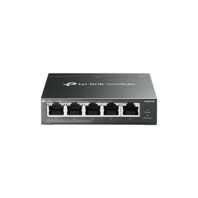 TP-Link Omada ES205G Managed Gigabit Ethernet (10/100/1000) Power over Ethernet (PoE) Zwart