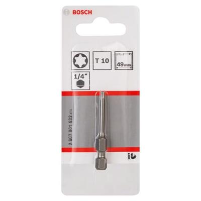 Bosch Accessories Bosch Power Tools 2607001632 T-bit T 10 Extra hard E 6.3 1 stuk(s)