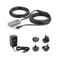 Hub USB Startech U01043-USB-EXTENDER Zwart Zilverkleurig - thumbnail