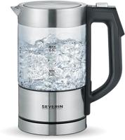 Severin WK 3458 Waterkoker Snoerloos, BPA-vrij Aantal/Volume: 0.5 l RVS, Zwart - thumbnail