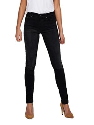 Only Onlblush Mid Sk Dnm Rea1099 Noos 15225846 Skinny Fit Black Denim Rea1099