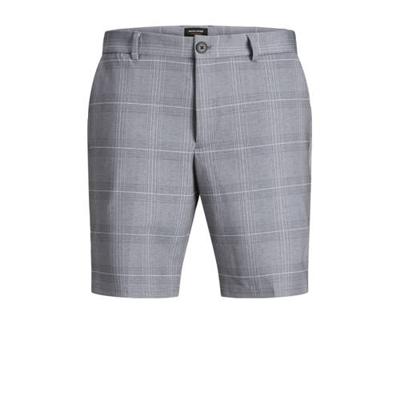 JACK & JONES JEANS INTELLIGENCE regular fit bermuda Phil grijs melange