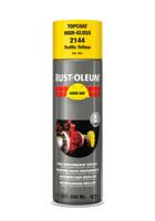 Rust-Oleum deklaag - Hard Hat - verkeersgeel - 0.5l - spuitbus - thumbnail
