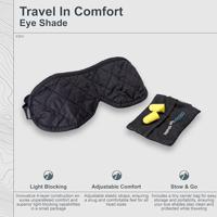 Cocoon Eyeshades, Black Oogmasker Black / Grey - thumbnail