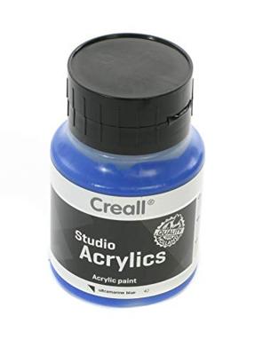 Creall Studio Acrylverf, semi-dekkend, ultramarine blue (42), 500 ml/ 1 fles Creall Studio Acrylverf, semi-dekkend, ultramarine blue (42), 500 ml/ 1 fles