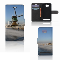 Huawei Y3 2 | Y3 II Flip Cover Schaatsers - thumbnail