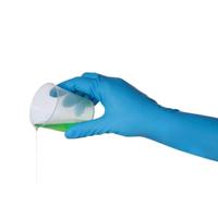 Ampri Wegwerphandschoen | maat M blauw | nitril | EN 374, EN 388 PSA-categorie III | 1 stuk - 081307 GR. M - 081307 GR. M - thumbnail