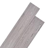 VidaXL Vloerplanken niet-zelfklevend 5,26 m² 2 mm pvc donkergrijs - thumbnail