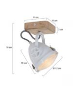 Mexlite Spot michelle 1703w wit - thumbnail