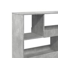 Boekenkast / kamerscherm 100x33x94,5 cm betongrijs - thumbnail
