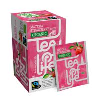 Green Tea Matcha Strawberry - Biologisch & Fairtrade - Tea of Life - 25 theezakjes - thumbnail