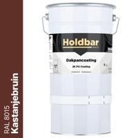 Holdbar Dakpancoating Kastanjebruin (RAL 8015) 5 Kg - thumbnail