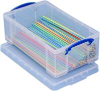 Opbergbox ru 12ltr 465x270x150mm transp blauw - thumbnail