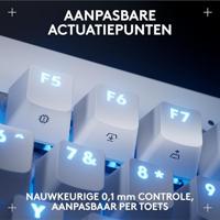 Logitech G Pro X TKL Rapid toetsenbord Wit - Analog Magnetic - thumbnail