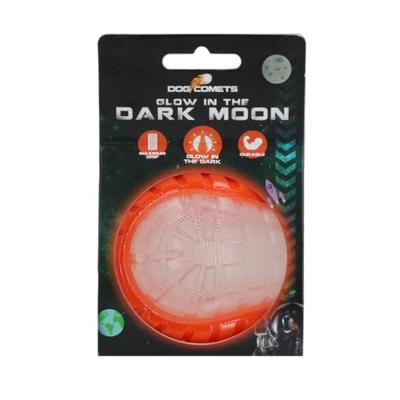 Dog Comets Glow In The Dark Moon Bal M Oranje