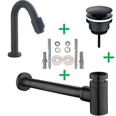 Wiesbaden Caral Victoria Fonteinkraanset Mat Zwart