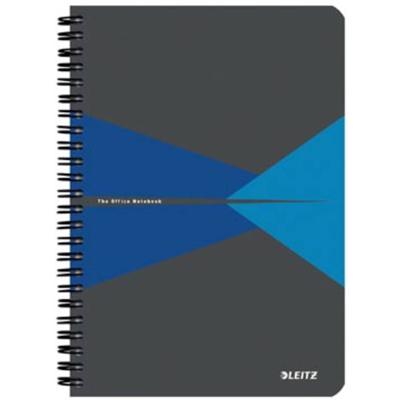 Notitieboek leitz office a5 lijn karton blauw