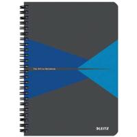 Notitieboek leitz office a5 lijn karton blauw - thumbnail