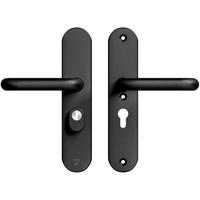 AXA veiligheidsbeslag kruk/kruk - SKG*** met kerntrekbeveiliging - Oval Plus kruk U - PC55 - zwart - thumbnail