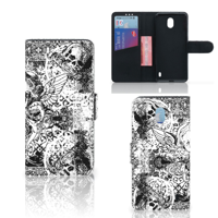 Telefoonhoesje met Naam Nokia 1 Plus Skulls Angel - thumbnail