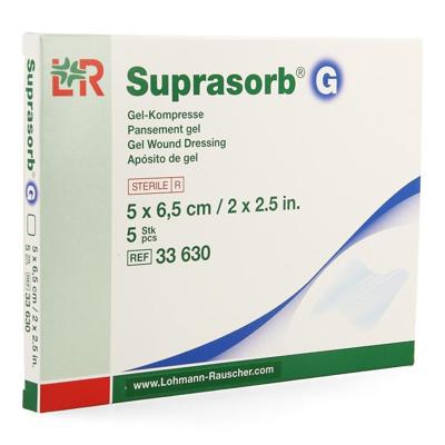 Suprasorb g Kompres New 5x6,5cm 5 33630