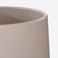 Pot amber d23.5h21cm taupe mat - thumbnail