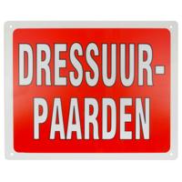 Trailerbord dressuurpaarden - thumbnail