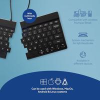 Toetsenbord r-go split break qwerty wl zw - thumbnail