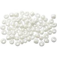 Creativ Company Rocailles, d 4 mm, afm 6/0, gatgrootte 0,9-1,2 mm, parelmoer, 500 gr/ 1 doos - thumbnail