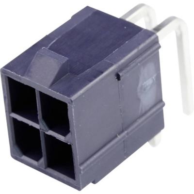 Molex 1724480004 Female header, inbouw (standaard) Totaal aantal polen: 4 Rastermaat: 4.2 mm Inhoud: 1 stuk(s) Piece