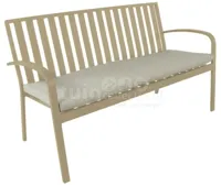 SenS-Line Tuinbank Milan Aluminium Zand 150cm - thumbnail