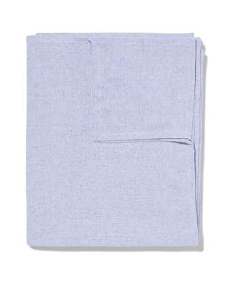HEMA Tafelkleed blauw chambray katoen 140x240 (blauw)