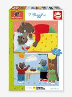 Puzzel - EDUCA - Kleine Bruine Beer: Set van 2 puzzels van 20 stukjes voor kinderen vanaf 4 jaar - thumbnail