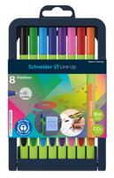 8 Fineliners Schneider Line-Up 0,4 mm assorti - thumbnail