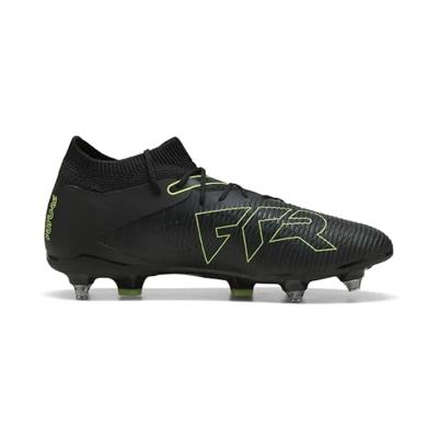 PUMA Future 8 Match IJzeren-Nop Voetbalschoenen (SG) Zwart Donkergroen Lichtgroen