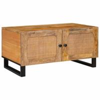 Salontafel Naturel 80 x 50 x 40 cm Massief Mango Hout - thumbnail