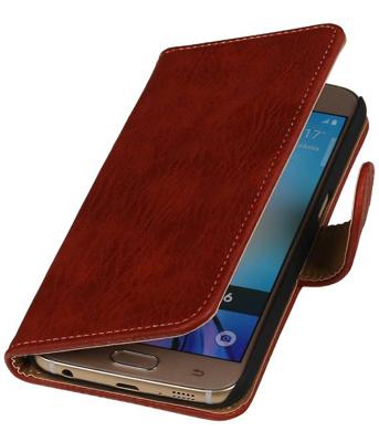 Bookwallet bark rood hoes Samsung Galaxy S6 Bookwallet bark rood hoes Samsung Galaxy S6