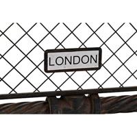 Muurklok Home ESPRIT Donker grijs Polypropyleen Ijzer 93 x 5 x 42 cm - thumbnail