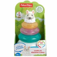 Fisher Price Linkimals Lama junior 24 cm wit 5 delig - thumbnail