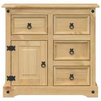 Dressoir Corona 87x40x76 cm massief grenenhout - thumbnail