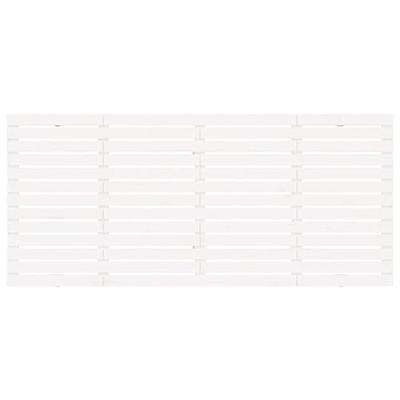 Hoofdbord wandmontage 166x3x91,5 cm massief grenenhout wit Hoofdbord wandmontage 166x3x91,5 cm massief grenenhout wit