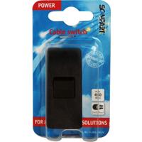 Scanpart Snoerschakelaar Zwart 1p 2amp - thumbnail